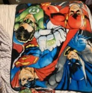 DC Comic Fleece throw & pillow set
